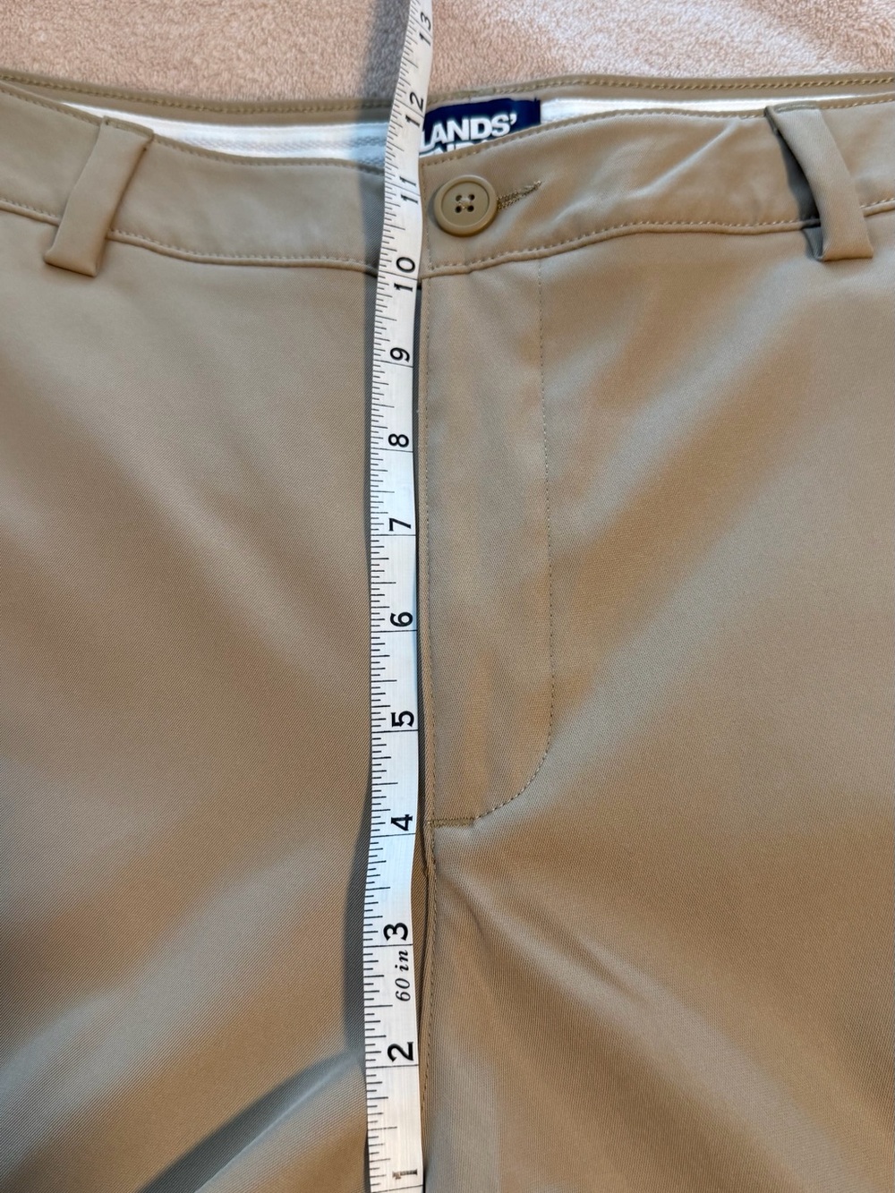 Lands' End Womens Tan Chino Pants - Size 12 - Picture 9 of 13